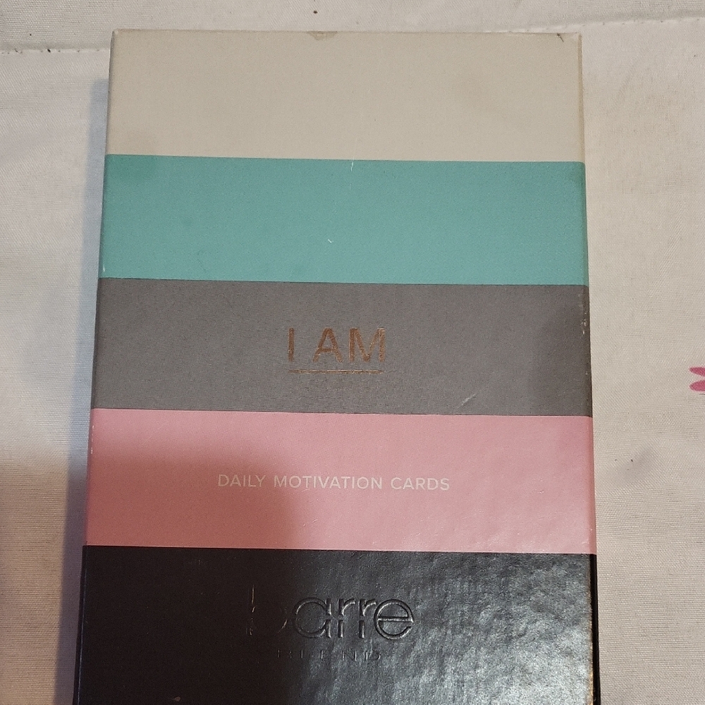 Beachbody Barre Blend Motivation Card Set - Pink, Gray, Teal